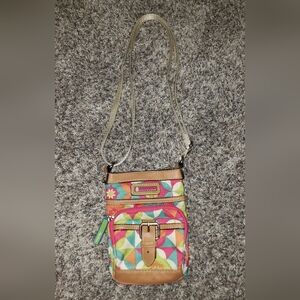 Lily Bloom| Colorful Geometric Pattern Crossbody Bag